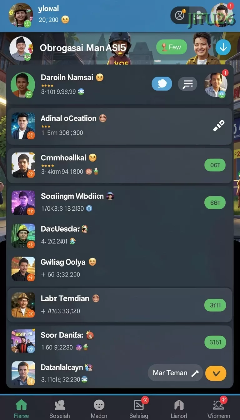 Cuplikan layar LITETOTO — menu navigasi
